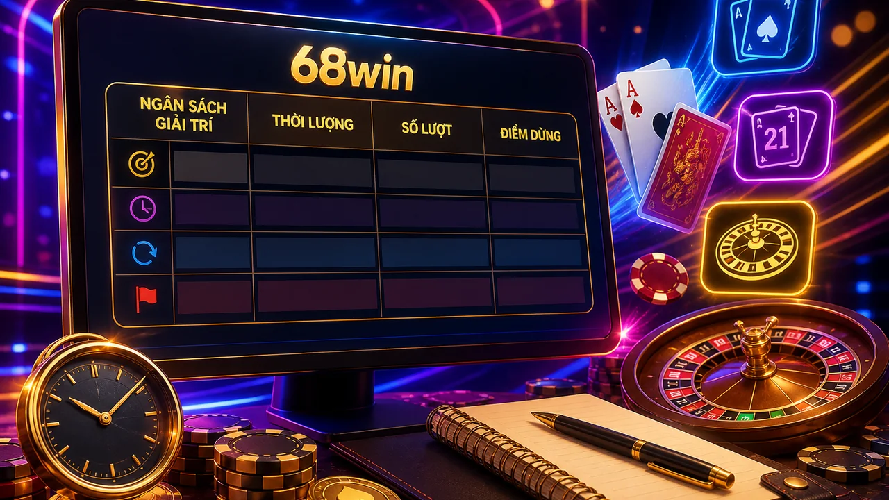 Giữ nhịp phiên chơi: 68win cách đặt giới hạn thời gian ngân sách rõ ràng