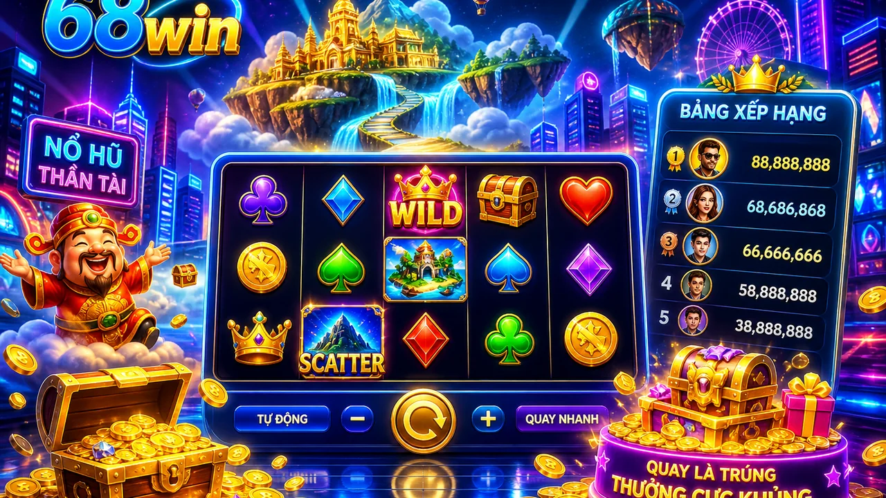 Top game dễ vào nhịp: 68win gợi ý nổ hũ, slot và chủ đề mới