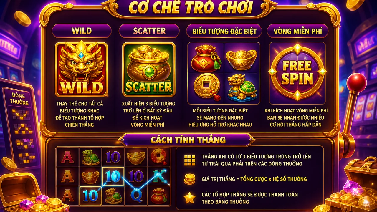 Giải mã vòng miễn phí và biểu tượng đặc biệt trong 68win game nổ hũ